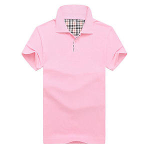 เสื้อโปโลแขนสั้นสีขาวสำหรับผู้ชาย ทรงปกติ สีพื้น ผ้าฝ้ายลำลอง คอปก - Product Image 2