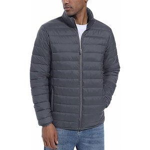 Veste d'hiver unisexe matelassée épaisse isolante coupe-vent imperméable en nylon respirant avec capuche en polyester doux – Vente en gros - Product Image 2