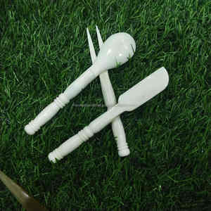 Juego de Cucharas para Servir de Hueso de Búfalo Hechas a Mano de Primera Calidad, Utensilios de Cocina de Lujo Vintage para Fiestas y Cenas a Precio de Mayoreo - Product Image 3
