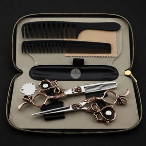 Ensemble de ciseaux de coiffure Luminex avec manche coloré et ciseaux à effiler pour usage professionnel - Product Image 6