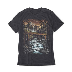 เสื้อยืดสกรีนลายผู้ชายทรงหลวม ผ้าฝ้าย 100% สไตล์ยอดนิยมมาใหม่ มีหลายขนาดให้เลือก - Product Image 5