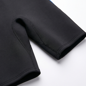 Combinaison de plongée en néoprène imperméable à manches longues de 3 mm et 1,5 mm avec fermeture éclair avant et capuche - Product Image 5