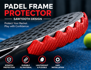 Bande de protection pour bord de raquette de padel en PU, autocollante, anti-rayures, imperméable, écologique, durable, logo personnalisé, pour l'entraînement - Product Image 2
