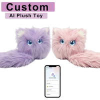 Mainan Boneka Interaktif Suara AI Kustom, Robot Pendamping Emosional Pintar untuk Hadiah Anak Unisex