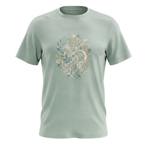 T-shirt brodé 100 % coton de haute qualité pour homme, léger, respirant, séchage rapide, manches courtes, personnalisable, style streetwear, prix bas - Product Image 1