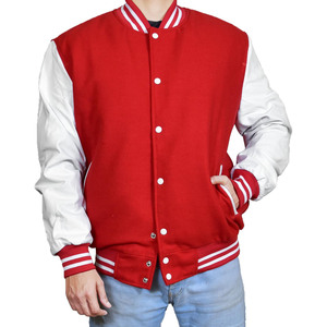 Streetwear 2025 New Arrival Letterman Jackets Wholesale Price College Baseball Player Leather Sleeves Varsity Jacket For <b>Men</b> - Product Image 3