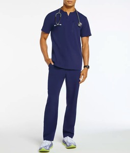 Breathable Unisex Hospital OEM Wholesale Canvas Medical Nurse <b>Doctor</b> Scrub Tops and Pants <b>Set</b> Quick Dry Scrubs Uniform - Product Image 2