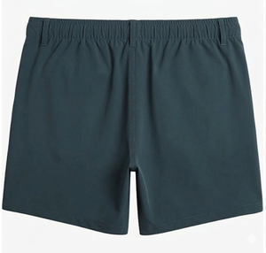 Shorts de sport pour hommes en Spandex/Polyester de qualité supérieure, respirants, pour la course et la gym, taille mi-haute, fermeture élastique, logo brodé, séchage rapide - Product Image 6