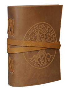 Carnet de croquis en cuir vintage Tree Life, couverture rigide, style médiéval, pour aquarelle, cadeau de voyage, haute qualité, taille personnalisée - Product Image 6