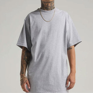 T-shirt épais Shaka Wear, style streetwear vierge, vente en gros avec logo imprimé, coupe ample pour homme - Product Image 5