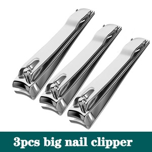 กรรไกรตัดเล็บมืออาชีพแบบกันน้ำกระเซ็น พร้อมตะไบ กรรไกรสแตนเลส และอุปกรณ์สำหรับเล็บเท้า เล็บมือ ใบมีดกว้าง ทนทาน - Product Image 2