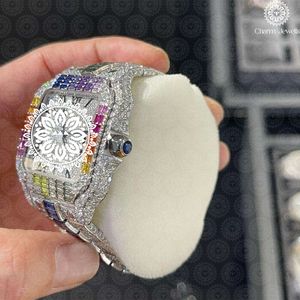 Montre de Luxe Charmante en Acier Inoxydable, Boîtier 42mm, Mouvement Mécanique Analogique, Bijou de Mode pour Hommes et Femmes, Bracelet, Étanchéité 10 ATM - Product Image 2