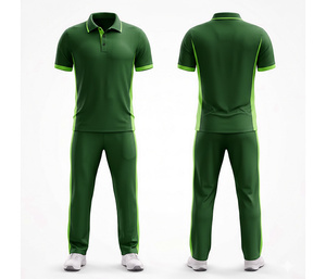 Wholesale Sublimation <b>Cricket</b> Uniform for Training & Matches | Men Women Youth <b>Cricket</b> Wears Polo Shirt and Trouser Full Team - Product Image 2