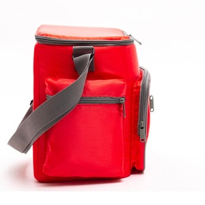 Bolsa de aislamiento térmico simple roja, bolsa de refrigeración multifuncional, bolsa de picnic de gran capacidad, bolsa para entrega de comidas - Product Image 2