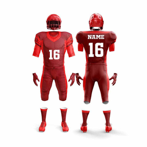 Op maat gemaakte American Football uniformen voor teamkleding, sneldrogend, hoge kwaliteit, losse pasvorm, heren en dames American Football uniformen - Product Image 1