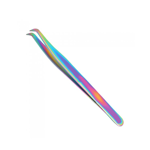 แหนบดึงขนตาสีรุ้งเมทัลลิกความแม่นยำสูง รุ่น L สำหรับต่อขนตา ยี่ห้อ AESCO Industries - Product Image 1