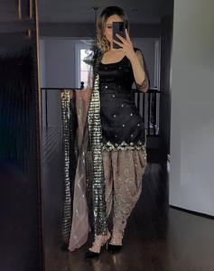 Haute qualité pakistanais costume femmes Eid Ramzan spécial Salwar Kameez Dhoti Style pantalon Readymade traditionnel indien tenue mariages - Product Image 1