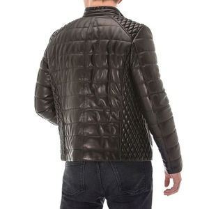 Meilleures vestes d'hiver pour hommes en cuir véritable 100% tendance et élégantes, de haute qualité, meilleures ventes en gros pour hommes, service OEM - Product Image 3
