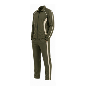 Custom Men Sports Tracksuit Athletic Training Gym Running Jacket <b>Pants</b> Set OEM ODM Wholesale Team Sportswear Supplier Activewear - Product Image 4