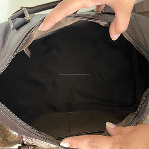 Custom Large Capacity Men & Women Travel <b>Bag</b> Luxury Designer Hand Tooled Cowhide Leather Duffle <b>Bag</b> Overnight Weekender <b>Bags</b> - Product Image 6