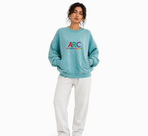 Sweat-shirt à col rond en coton de qualité supérieure, style Y2K, avec strass, design vintage, 400+ GSM, pour femmes, fabriqué par un grossiste. - Product Image 1