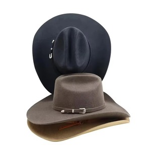 New Condition Men Cowboy <b>Hats</b> Durable Fabric Breathable Premium Quality <b>Top</b> Trending Lightweight Cowboy <b>Hat</b> With Custom Logo - Product Image 5