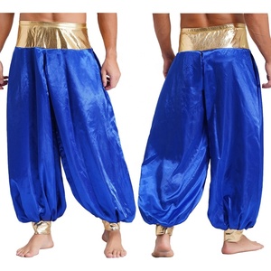 Pantalon harem <span class=keywords><strong>hippie</strong></span> magique pour homme, pantalon long lanterne, costumes cosplay du prince arabe pour la scène <span class=keywords><strong>de</strong></span> cosplay d'halloween - Product Image 2