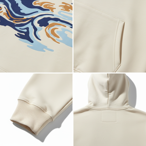 Sweat à capuche de haute qualité 380 g/m² coupe classique, logo personnalisé, vierge, unisexe, automne, 100 % coton molletonné, écologique et respirant - Product Image 2