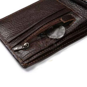 Genuine Leather <b>Wallets</b> Elegant Leather <b>Wallets</b> With Cash Pocket <b>Secure</b> Closure And Compact Travel Friendly Build - Product Image 4