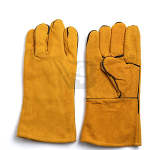Guantes de Soldadura TIG de Cuero Resistentes al Calor con Forro de Kevlar, Logotipo Personalizado OEM, Guantes de Trabajo de Protección Industrial de Algodón - Product Image 1