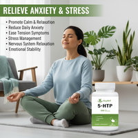 Complément Alimentaire en Gros : Capsules 5-HTP, Extrait de Griffonia Simplicifolia, GABA, L-Tryptophane pour le Soutien de l'Humeur - Marque Privée