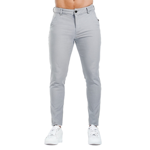 กางเกงผู้ชายทรงสกินนีและขายาวสำหรับผู้ชายดีไซน์แบบกำหนดเองแฟชั่นใหม่ - Product Image 1