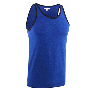 Camisetas sin mangas para hombre de Pakistán, de color sólido, de algodón, para verano, con posibilidad de impresión de logotipo personalizado. - Product Image 5