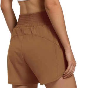 Shorts Deportivos para Mujer, para Ejercicio al Aire Libre, Secado Rápido, Ligeros, Transpirables, 100% Algodón, Cintura Elástica, Personalizables con Logotipo y Colores - Product Image 3