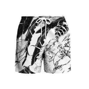 Shorts de sport professionnels pour hommes – Course, gym, entraînement athlétique – Respirants, séchage rapide, Spandex/Coton, taille à cordon, motif palmier - Product Image 6