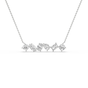 Pendentif personnalisé en diamant de laboratoire de 4,05 carats, argent 925, or, coupe ovale, style unique, léger, minimaliste, bijoux - Product Image 3