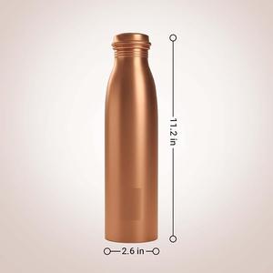 Botella de Agua de Cobre Puro de 1 Litro, Acabado Mate Marrón, Diseño de Alta Calidad, a Prueba de Fugas, Calidad de Exportación, para una Bebida Saludable - Product Image 4