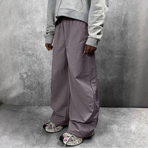 Pantalones Cargo Holgados de Pierna Ancha para Hombre, Estilo Hip Hop, Cortavientos, Unisex, con Cintura Elástica, Joggers Sueltos - Product Image 3
