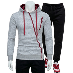 Ensemble de survêtement en molleton de coton pour homme, tenue de jogging décontractée, vêtements de sport personnalisés, confortable, durable, tenue d'hiver - Product Image 1