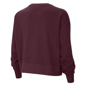 Sweat-shirt en coton uni à col rond pour femme, fabriqué sur mesure, manches classiques, collection automne. - Product Image 3