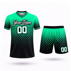 Conjunto de Camiseta y Pantalones Cortos de Fútbol Personalizados para Hombre y Mujer con Nombre, Número y Logotipo del Equipo, 100% Antibacteriano, para Invierno - Product Image 5