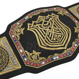 Ceinture de championnat en cuir écologique personnalisable, légère et durable, pour l'entraînement aux arts martiaux - Product Image 5