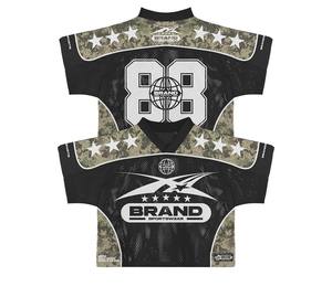 Camisetas de Fútbol Retro Deportivas con Bordado de Logotipo Personalizado de Fábrica al por Mayor, Sublimación y Transferencia Térmica - Product Image 2