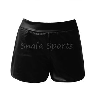 Shorts Deportivos de Cuero para Mujer, Shorts de Gimnasio, Fitness, Entrenamiento, Ejercicio, 100% Cuero, Shorts de Mujer en Venta - Product Image 3