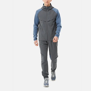 Ensemble de survêtement coupe-vent pour homme OEM, respirant, personnalisé, 100% nylon, manches longues, fermeture éclair, pour homme - Product Image 2