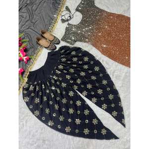 Robes de soirée de créateur, tenue de soirée, haut, dhoti, salwar, dupatta - Product Image 1