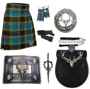 Collection ultime de 8 kilt de style écossais par ONSTYLE : Vêtements écossais haut de gamme - Kilt de 8 yards et ensemble d'accessoires complets - Product Image 3