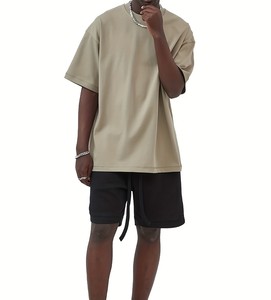 Camisetas de Hombre de Algodón 100% de Alto Gramaje, Oversize, Transpirables, Ecológicas, Antiarrugas, de Secado Rápido, con Gráficos Personalizados, Ajuste Casual Tipo Jersey - Product Image 3