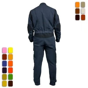 Combinaison imperméable pour homme, couleur beige, avec col montant et fermeture éclair, pour activités de plein air - Product Image 3