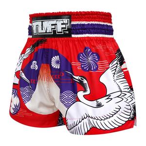 Pantalones Cortos de Boxeo Unisex Personalizados OEM, Sublimados, para Muay Thai y Artes Marciales, de Satén Transpirable que Absorbe la Humedad, Venta al Por Mayor OEM - Product Image 1